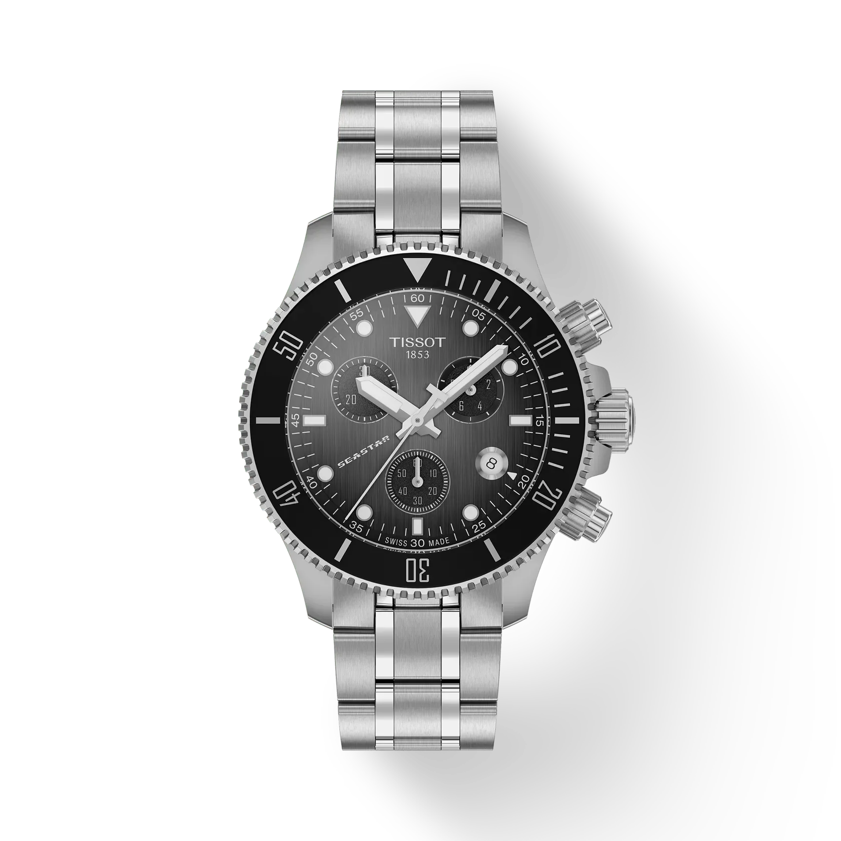 TISSOT T120.217.11.061.00 Swiss Made Elegant Design Stainless Steel Case Water Resistant 38mm Dial - Image 2