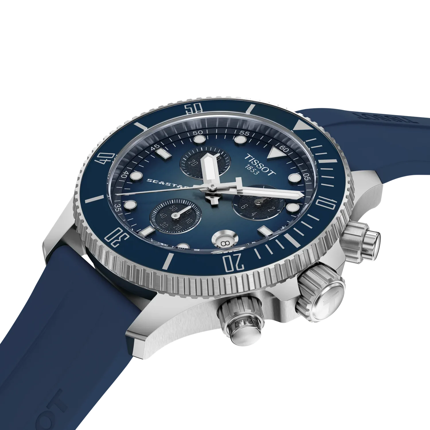 TISSOT Seastar 1000 T1202171704100 38mm Quartz Men Unisex Watch - Image 4