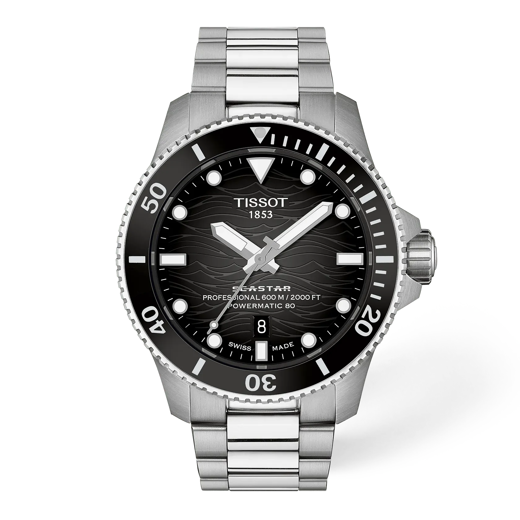 TISSOT Seastar 2000 T1209071105100 44mm Automatic Men Unisex Watch