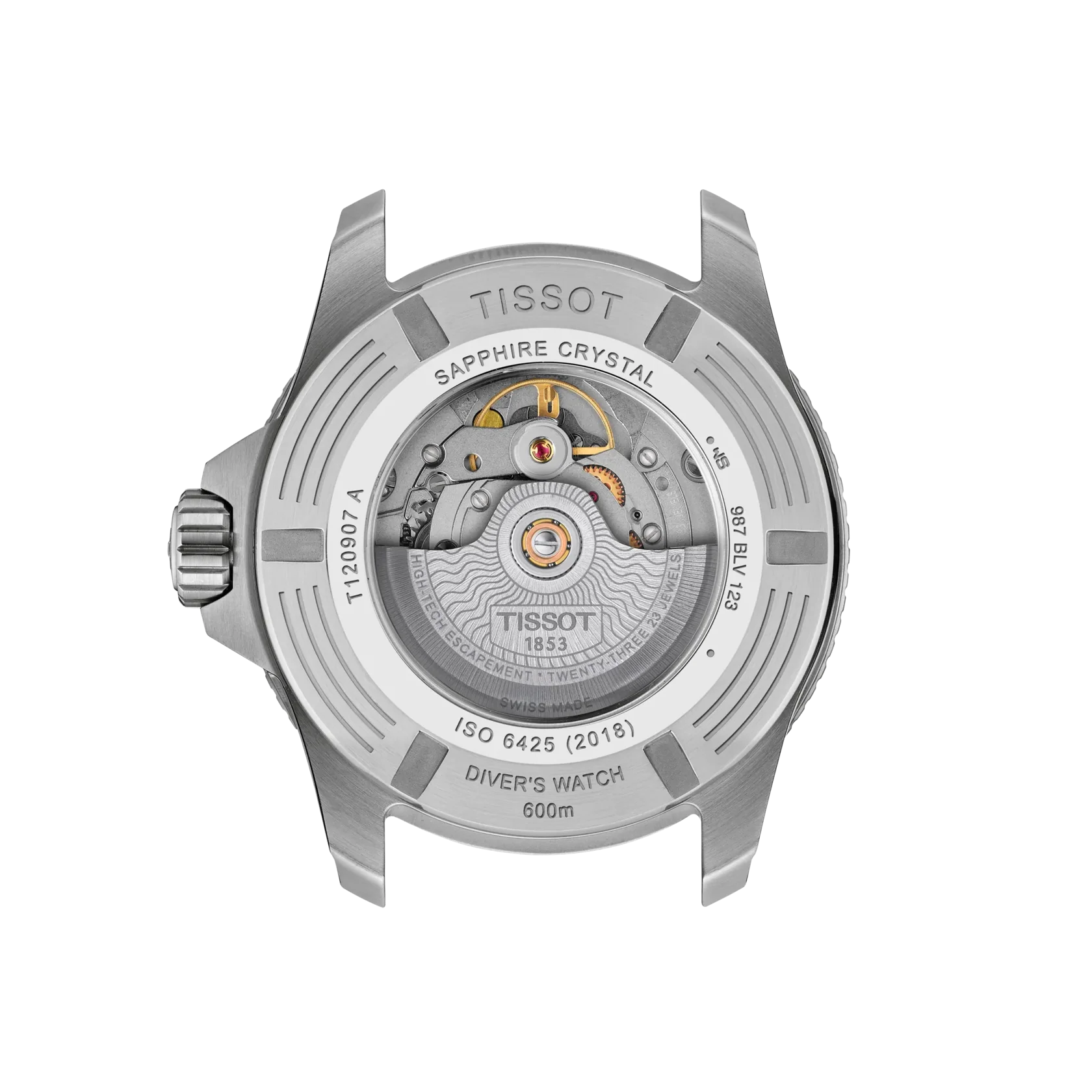 TISSOT Seastar 2000 T1209071728100 44mm Automatic Men Unisex Watch - Image 3
