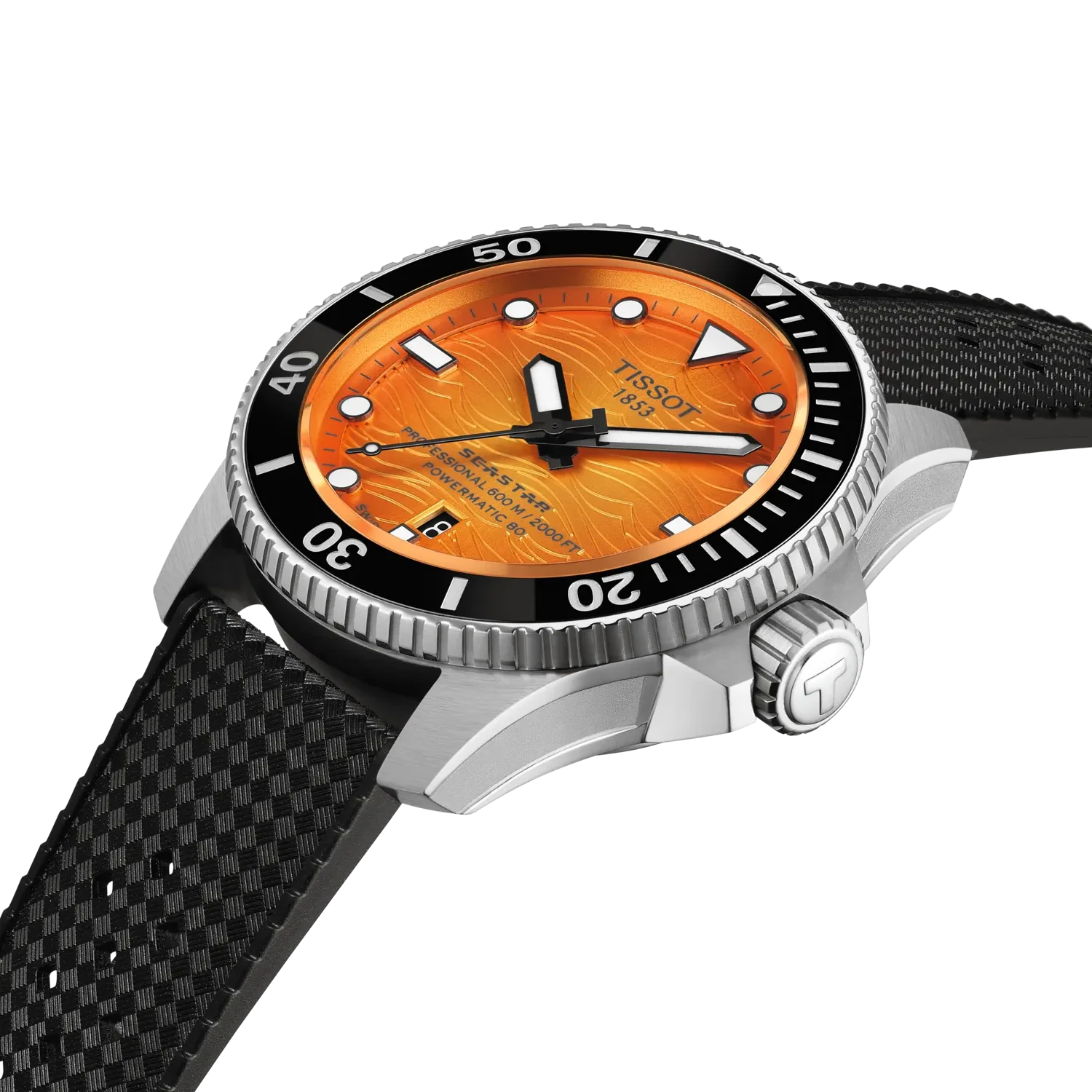 TISSOT Seastar 2000 T1209071728100 44mm Automatic Men Unisex Watch - Image 5
