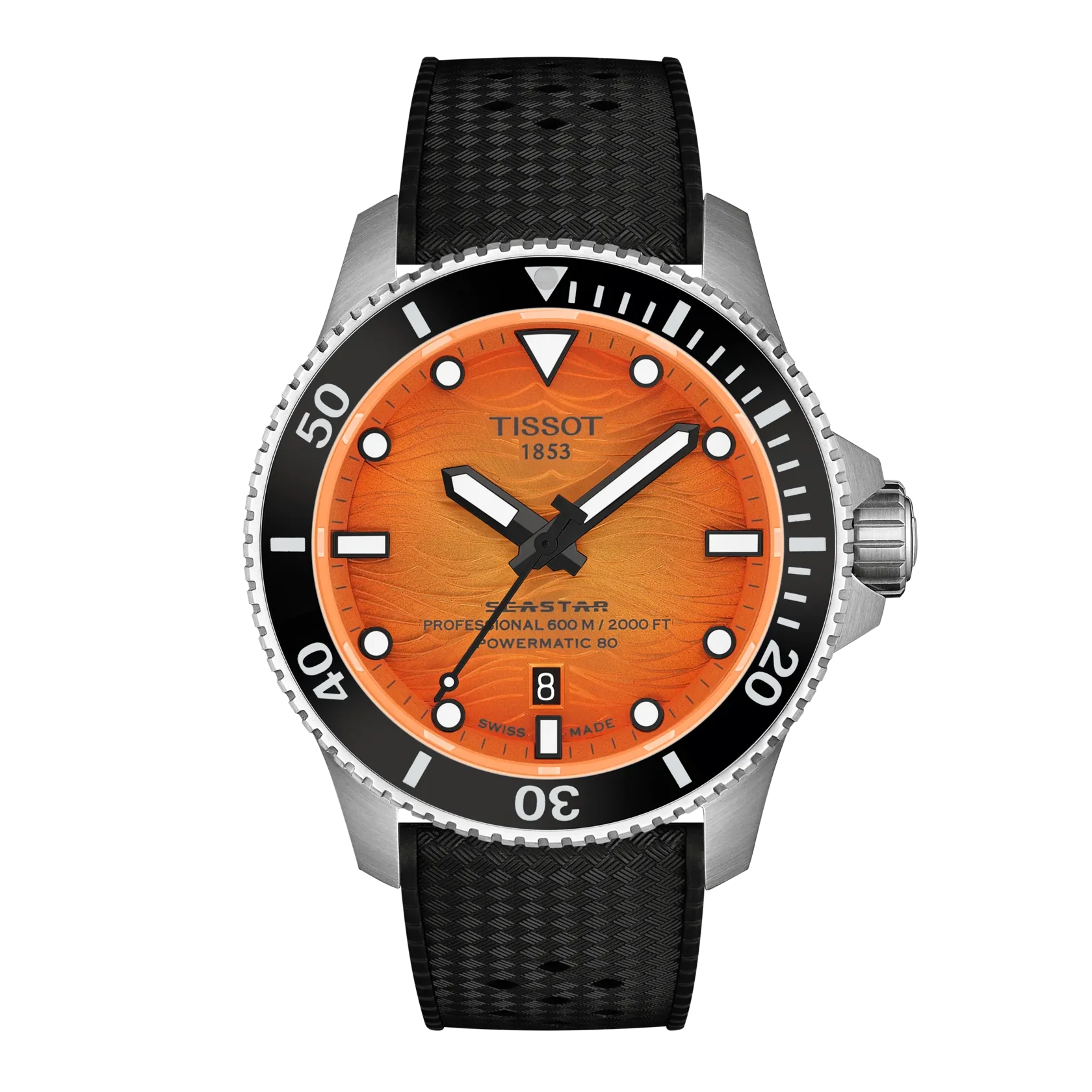 TISSOT Seastar 2000 T1209071728100 44mm Automatic Men Unisex Watch - Image 7