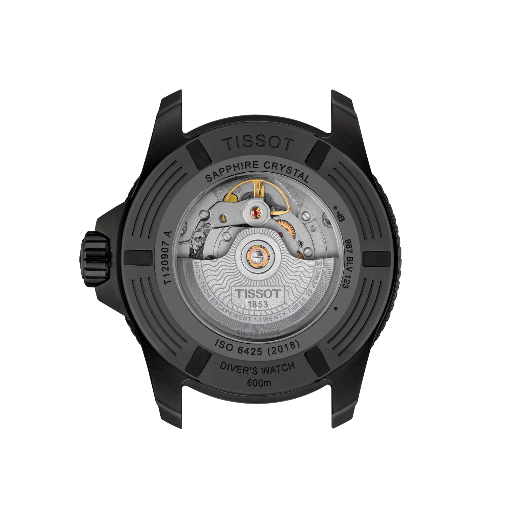 TISSOT Seastar 2000 T1209073704100 Automatic 44mm Men's Watch - Image 3