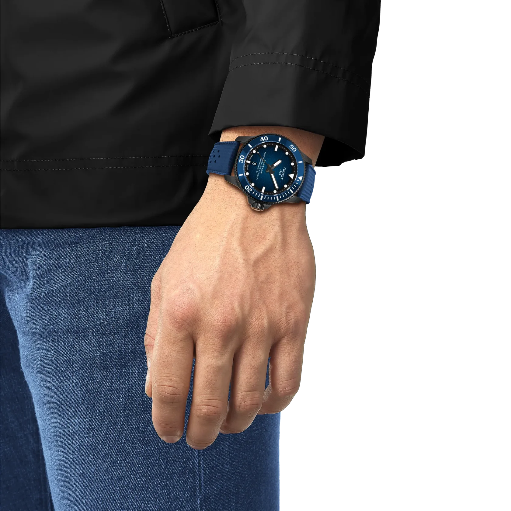 TISSOT Seastar 2000 T1209073704100 Automatic 44mm Men's Watch - Image 4