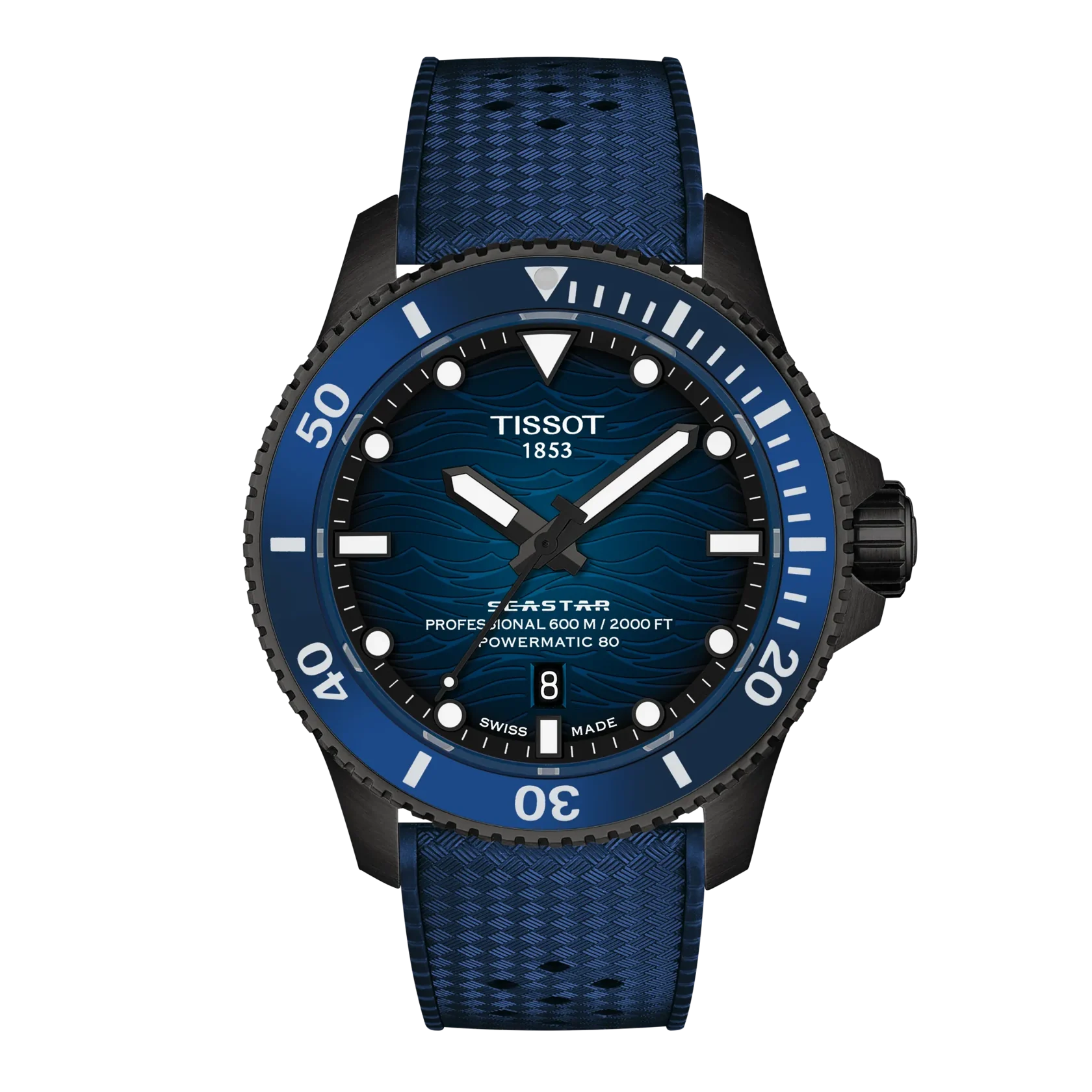 TISSOT Seastar 2000 T1209073704100 Automatic 44mm Men's Watch - Image 5