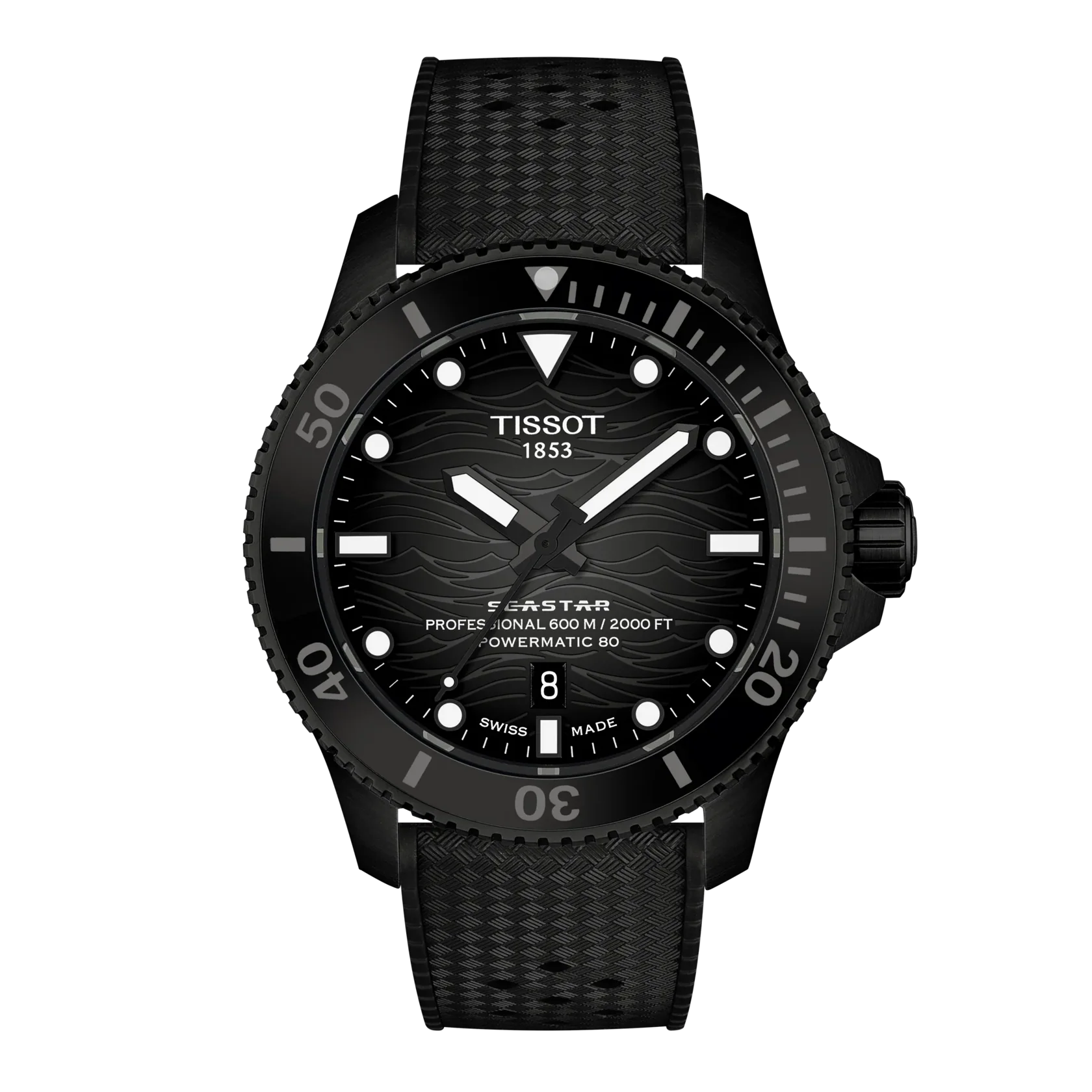 TISSOT Seastar 2000 T1209073705100 Automatic 44mm Men's Watch - Image 5