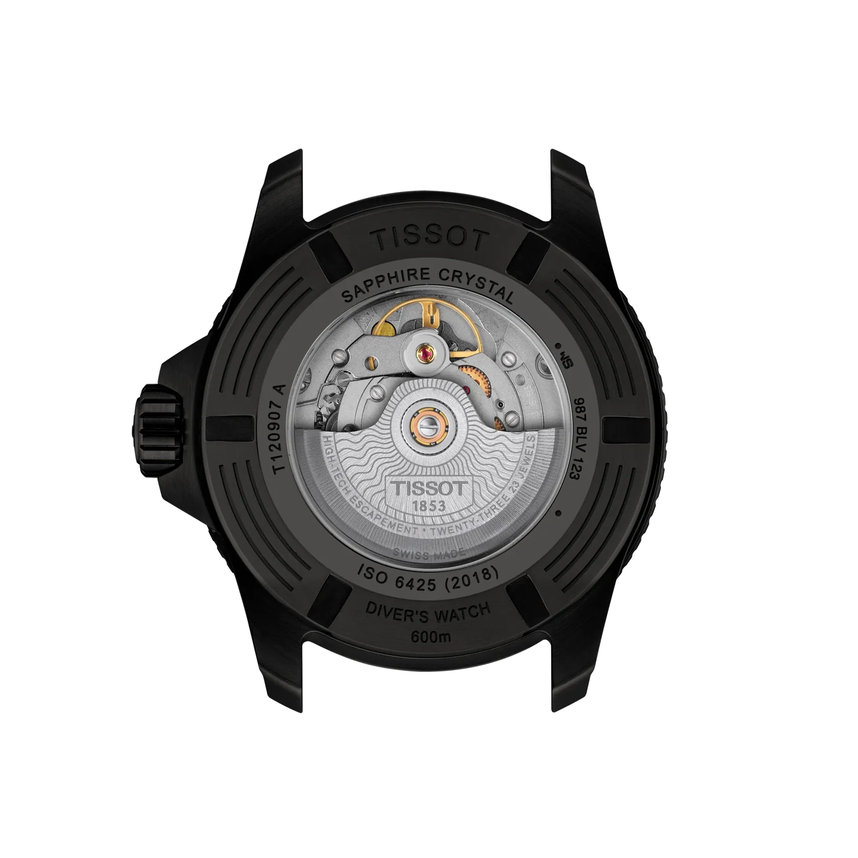 TISSOT Seastar 2000 T1209073705100 Automatic 44mm Men's Watch - Image 3