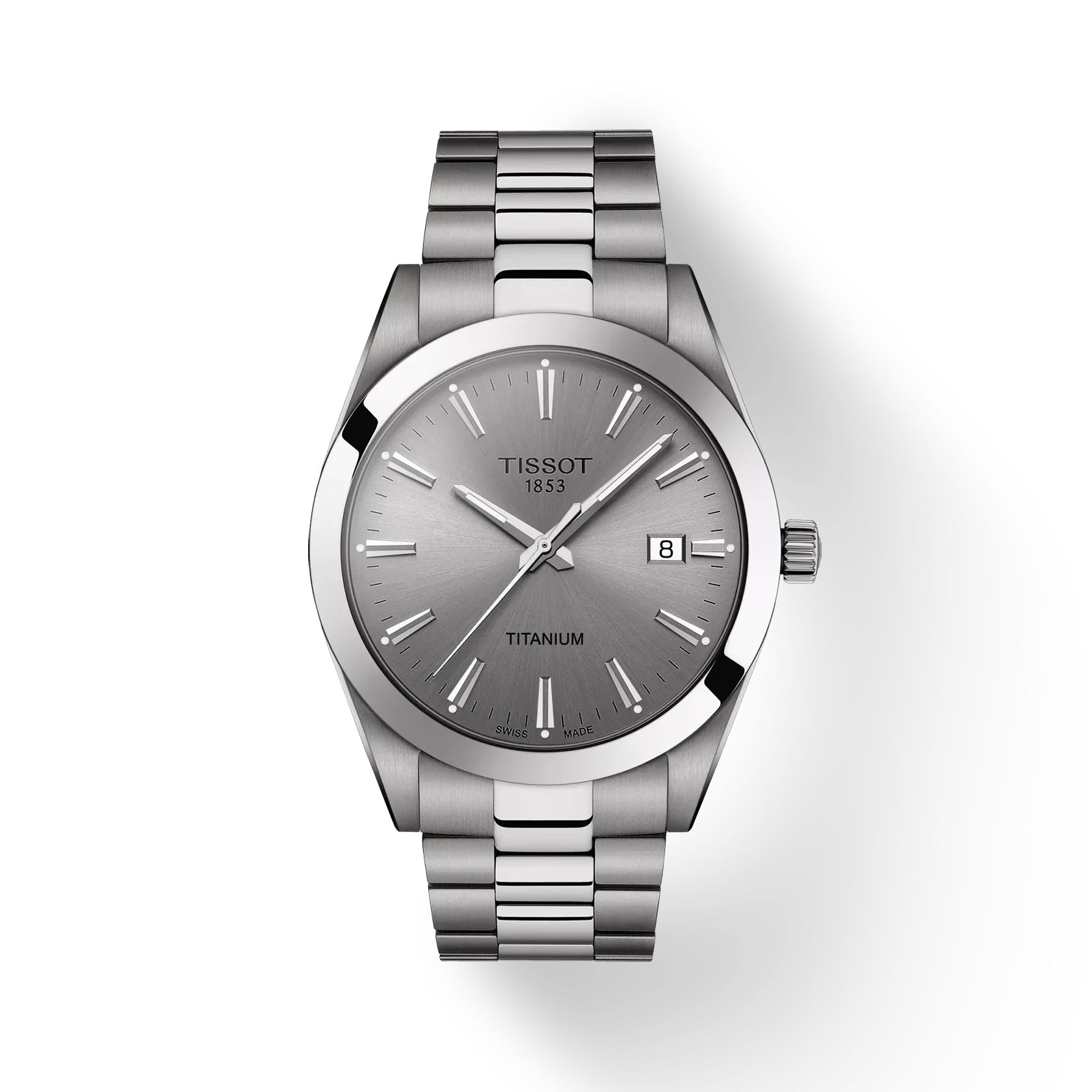 TISSOT T127.410.44.081.00 Elegant Swiss Quartz Water Resistant Stainless Steel Bracelet Classic Design