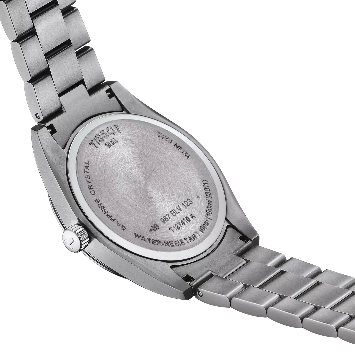 TISSOT T127.410.44.081.00 Elegant Swiss Quartz Water Resistant Stainless Steel Bracelet Classic Design - Image 6