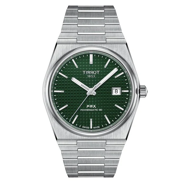 TISSOT T1374071109100 PRX Automatic GR - Stylish Swiss Watch with Date Function and Stainless Steel Bracelet
