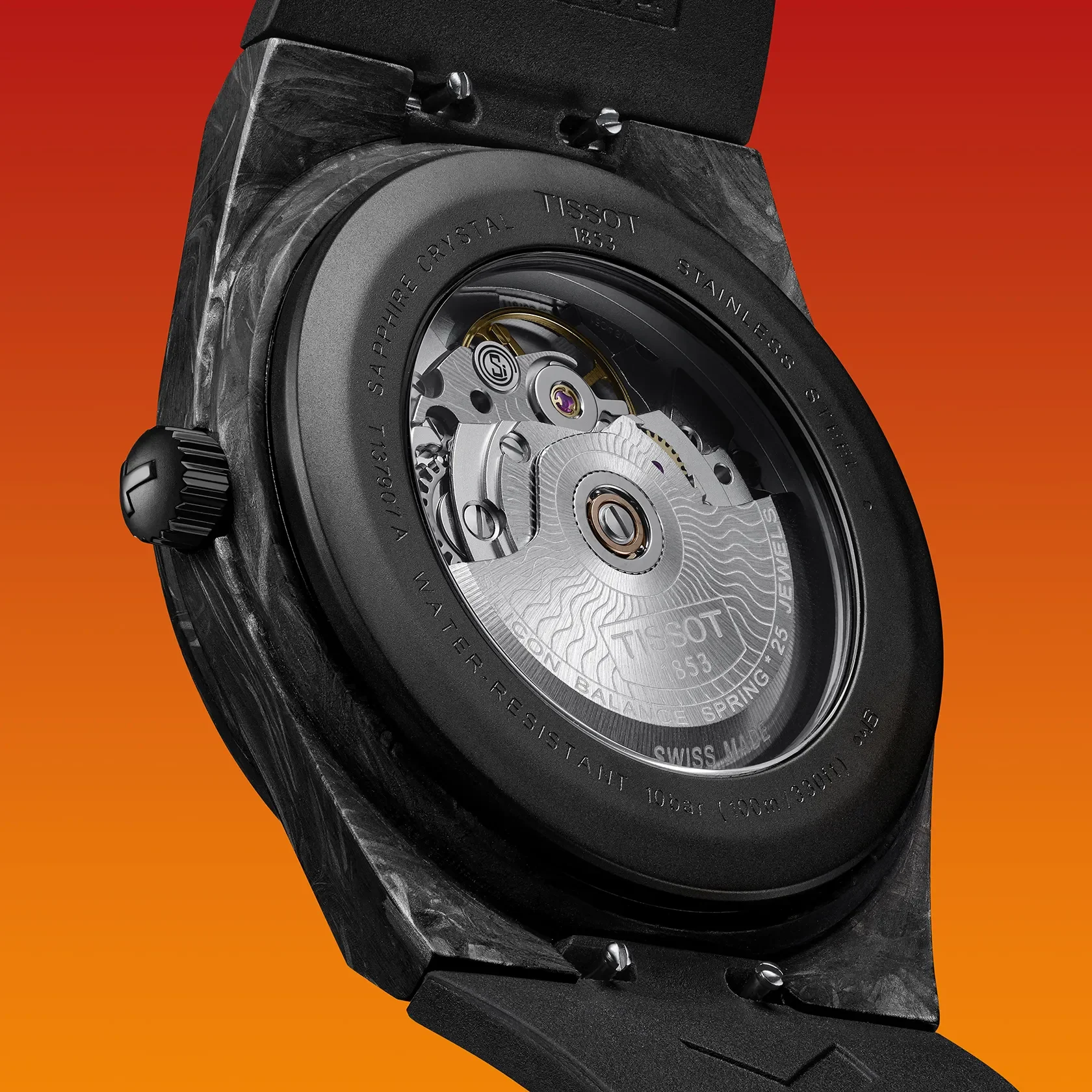 TISSOT T137.907.97.201.00 TISSOT PRX Carbon 40.5mm - Image 9