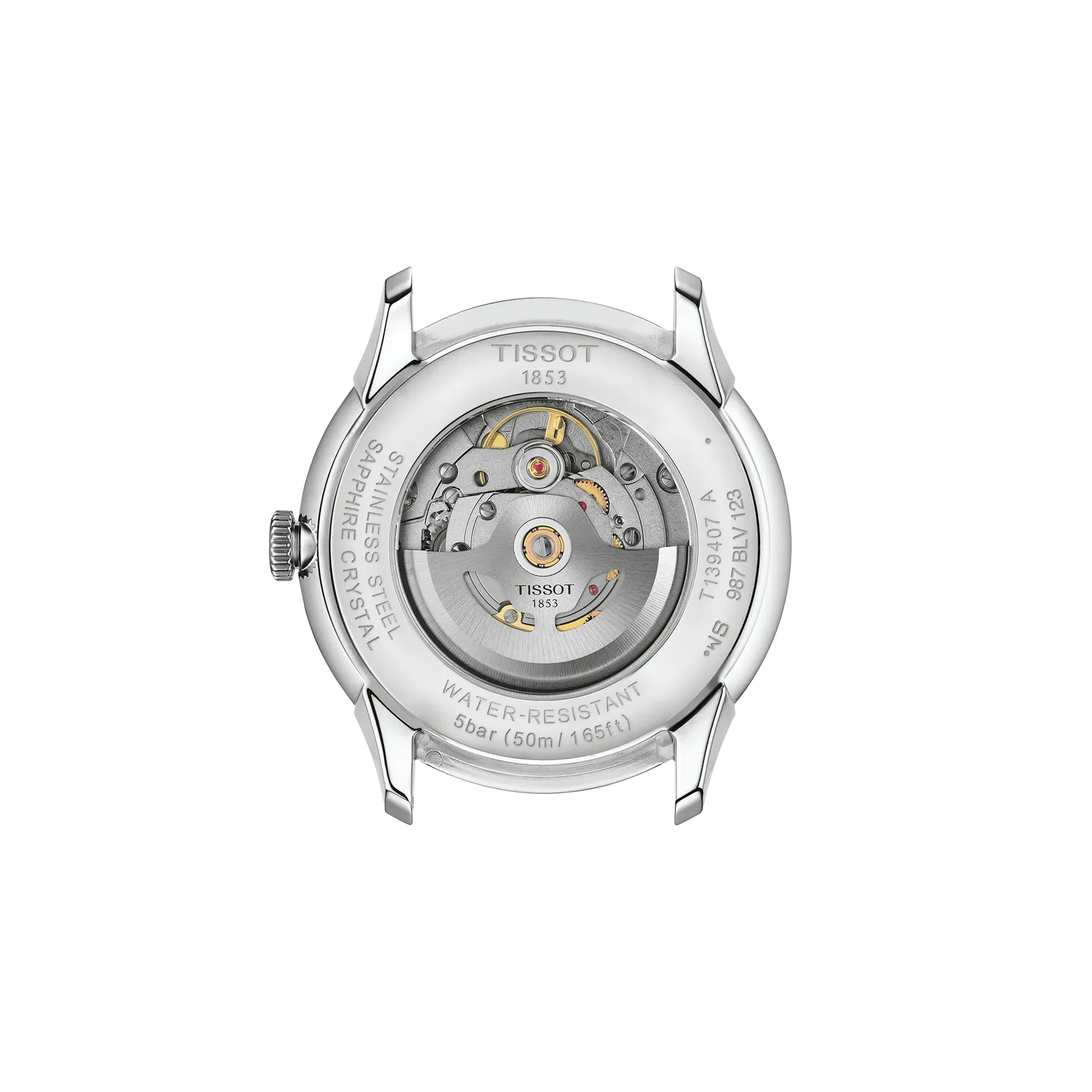 TISSOT T139.407.11.048.00 Elegant Swiss Design Automatic Movement Water Resistant Stainless Steel - Image 6