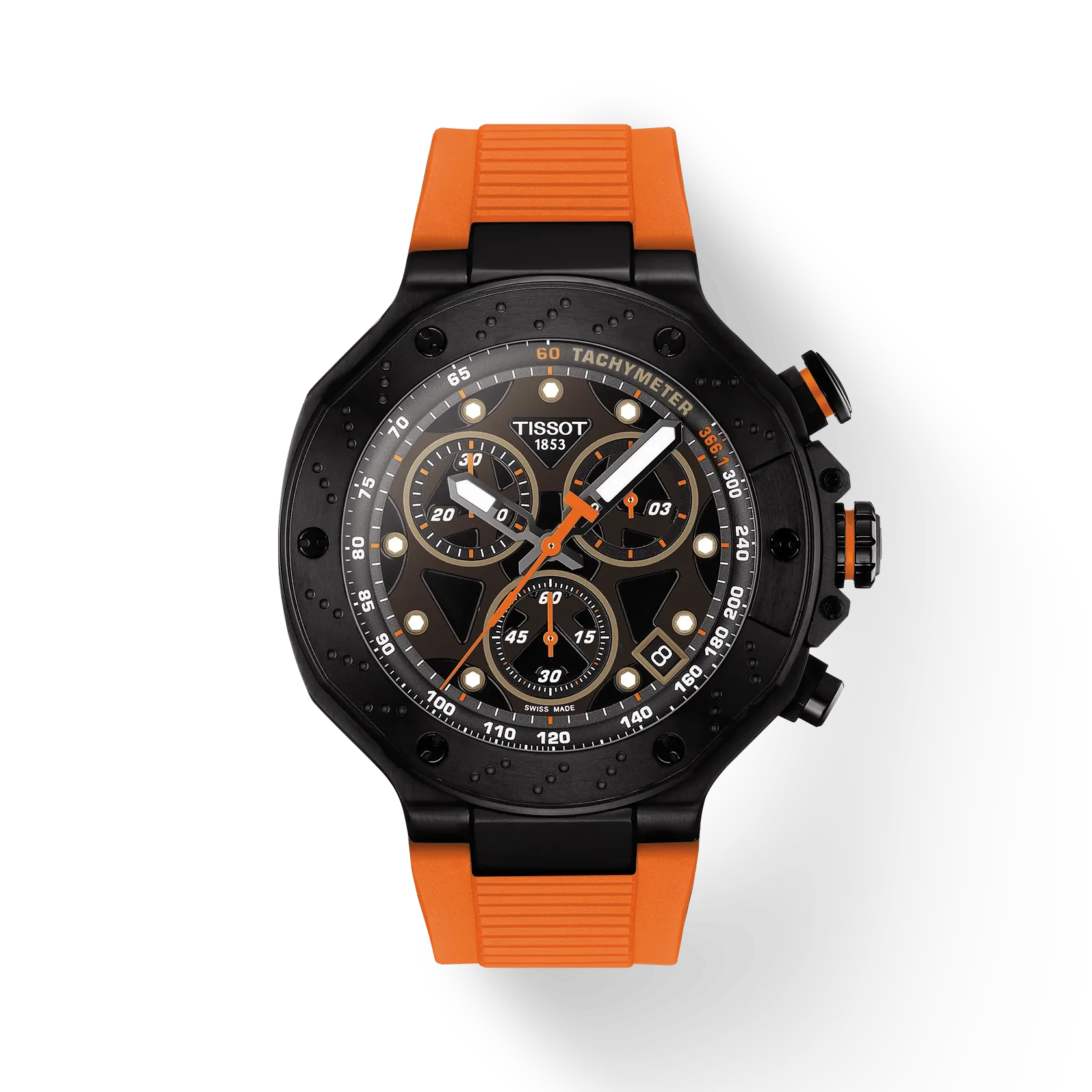 TISSOT T141.417.37.051.02 Swiss Automatic Movement 42mm Case Stainless Steel Water Resistant Elegant Design - Image 2
