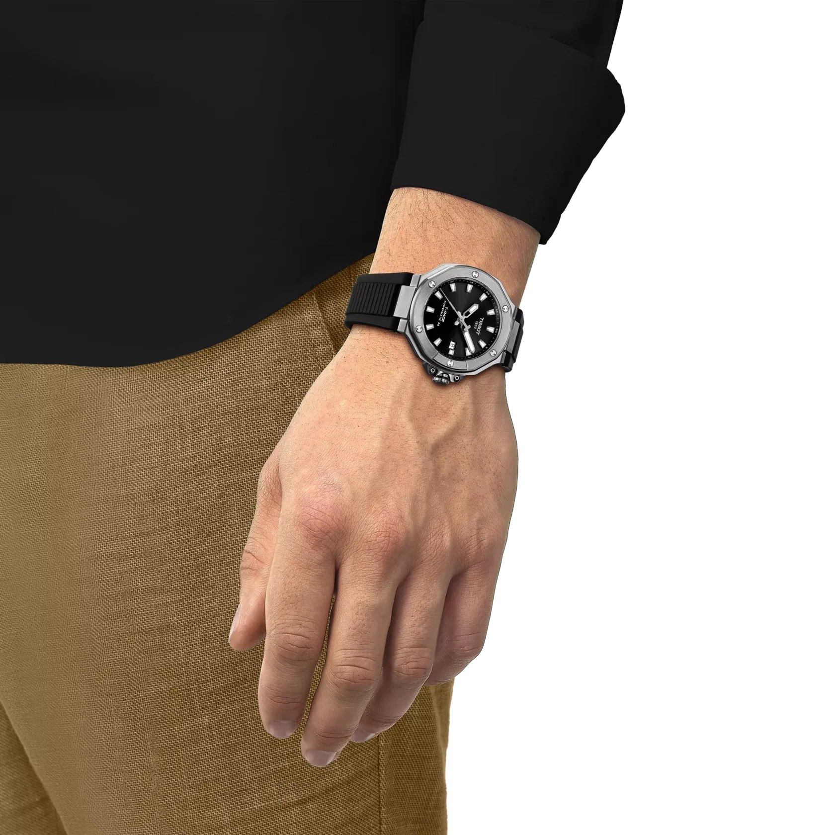 TISSOT T141.807.17.051.00 Swiss Automatic Movement Stainless Steel Case Water Resistant Elegant Design - Image 8