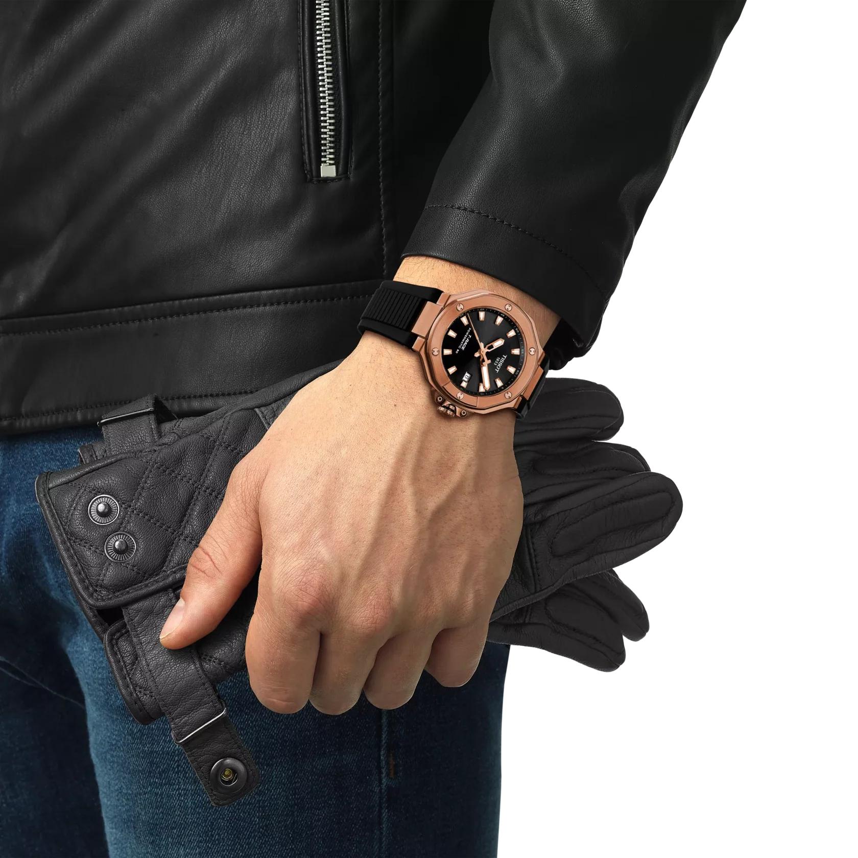 TISSOT T141.807.37.051.00 Elegant Swiss Design Stainless Steel Case Water Resistant 38mm Automatic Movement - Image 8