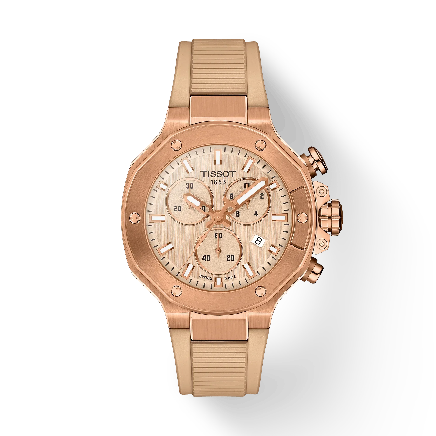 TISSOT T141.817.37.501.00 Swiss Automatic Movement Elegant Silver Dial Stainless Steel Case Water Resistant - Image 2