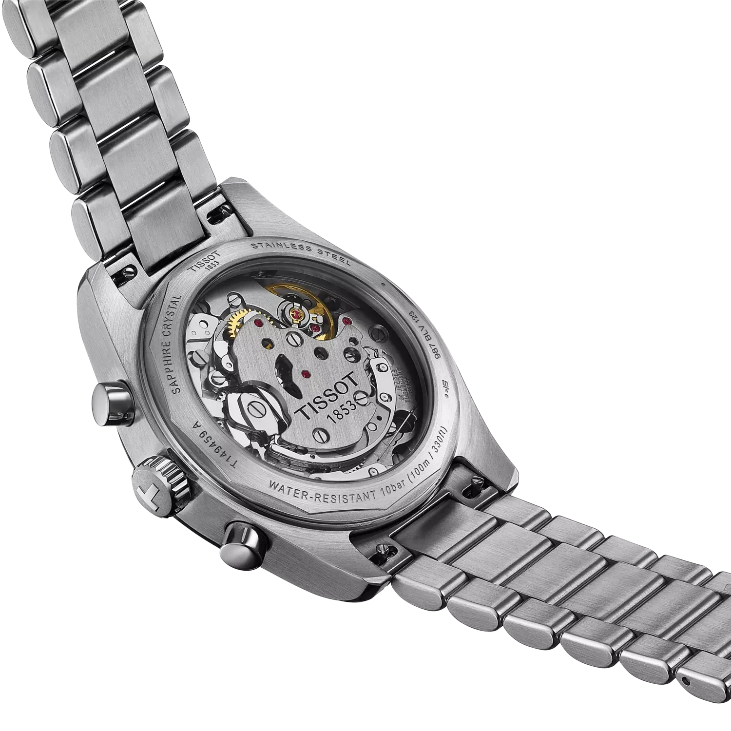 TISSOT T149.459.21.051.00 Swiss Quartz Movement Water Resistant 100m Elegant Stainless Steel Design - Image 12