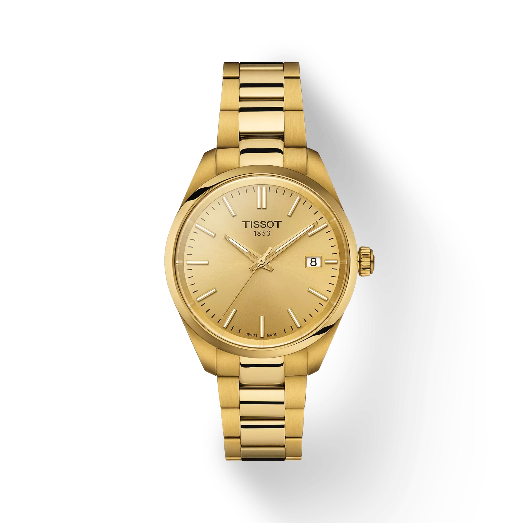 TISSOT T150.210.33.021.00 Elegant Swiss Design Stainless Steel Case Water Resistant Quartz Movement