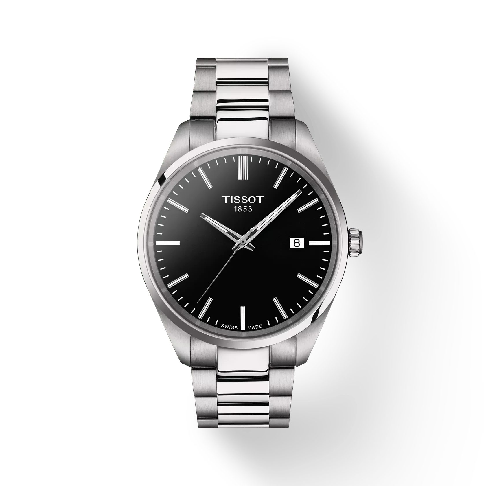 TISSOT T150.410.11.051.00 Swiss Automatic Movement Stainless Steel Case Water Resistant Elegant Design - Image 2