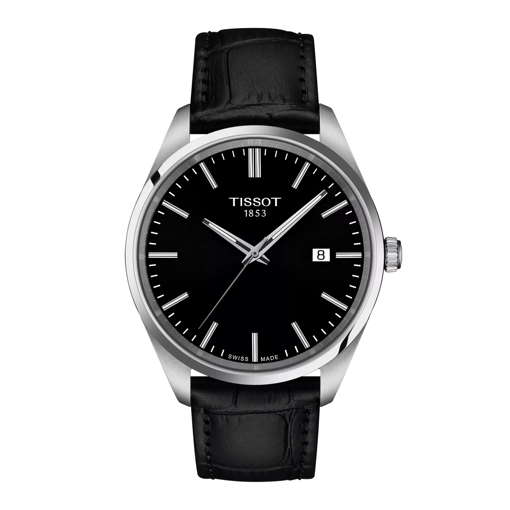 TISSOT T150.410.16.051.00 Swiss Automatic Movement Elegant Stainless Steel Case Water Resistant Classic Design