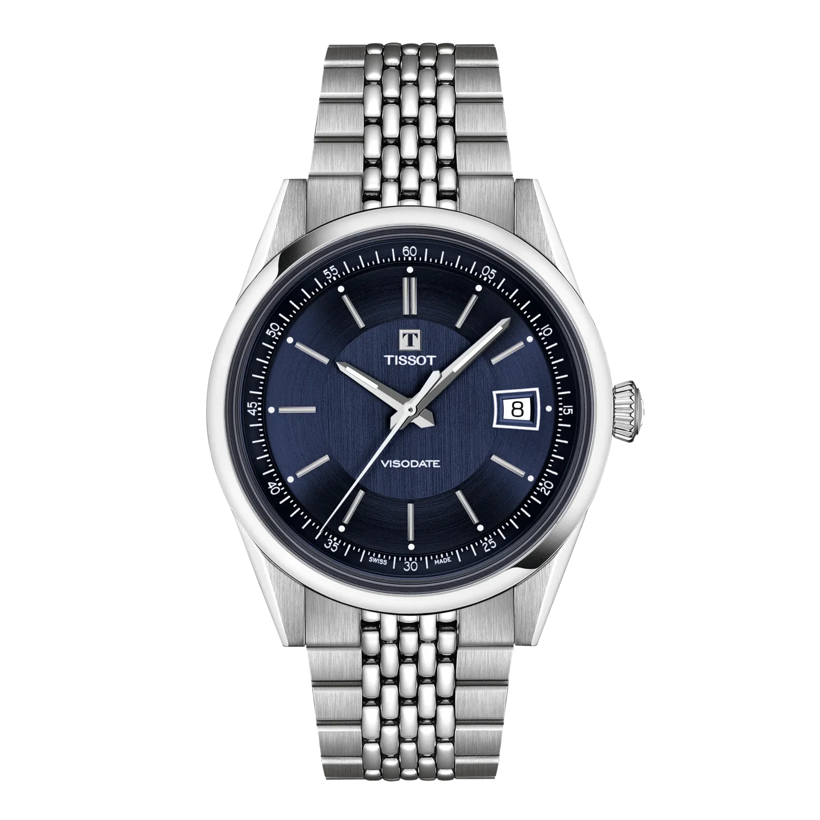 TISSOT T1574071104100 TISSOT Visodate 39mm - Image 7