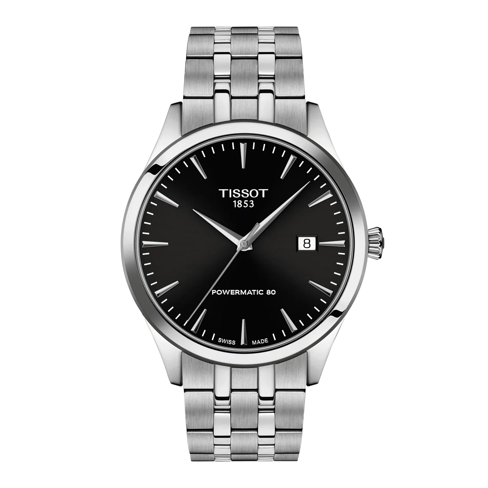 TISSOT T158.407.11.051.00 Swiss Automatic Movement Stainless Steel Case Sapphire Crystal Water Resistant