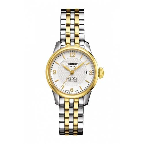 TISSOT T41218334 Ladies LE LOCLE Automatic Movement Gold Plated Bracelet Elegant Design 2 Year Warranty
