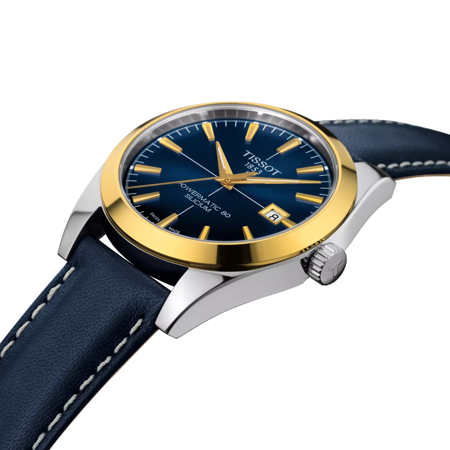 TISSOT T927.407.46.041.01 Gentleman Gold Bezel 40mm - Image 5