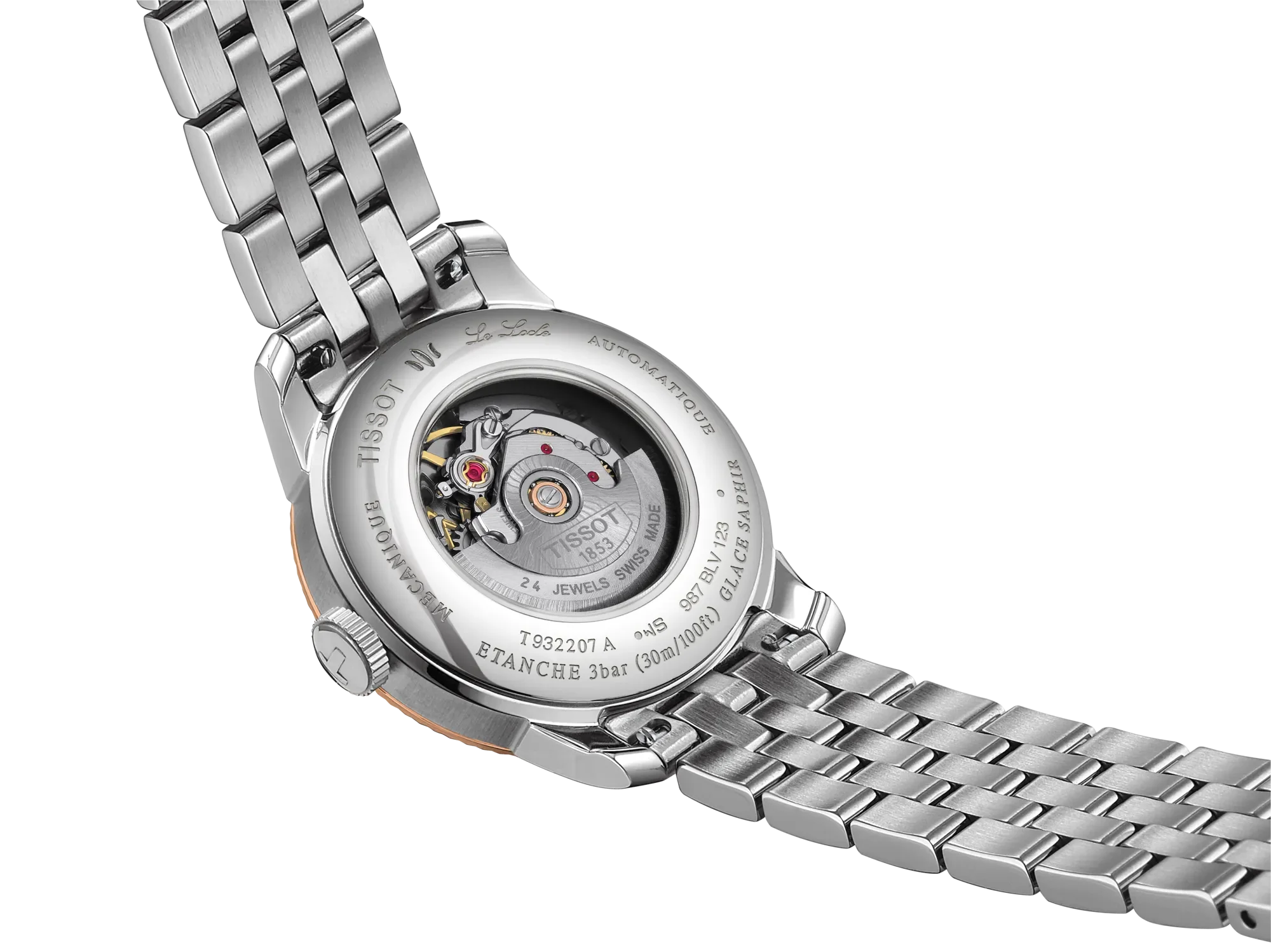 TISSOT T932.207.41.036.00 Swiss Automatic Movement Stainless Steel Case Water Resistant Elegant Design - Image 12