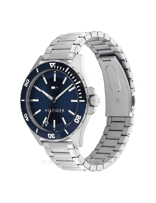 TOMMY HILFIGER 1792012 Stylish Analog Watch with Water Resistance, Durable Stainless Steel Case and Classic Leather Strap for Everyday Elegance