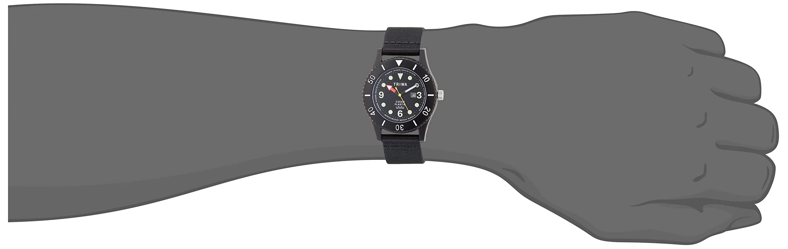 TRIWA TIME FOR OCEANS TFO206-CL150112 Recycled Ocean Plastic Watch - Image 6