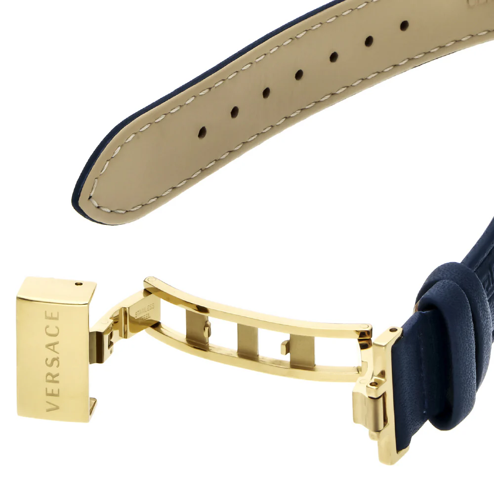 V16040017 DAPHNIS 2-Year Warranty Blue Stainless Steel Water Resistant Elegant Design - Image 6