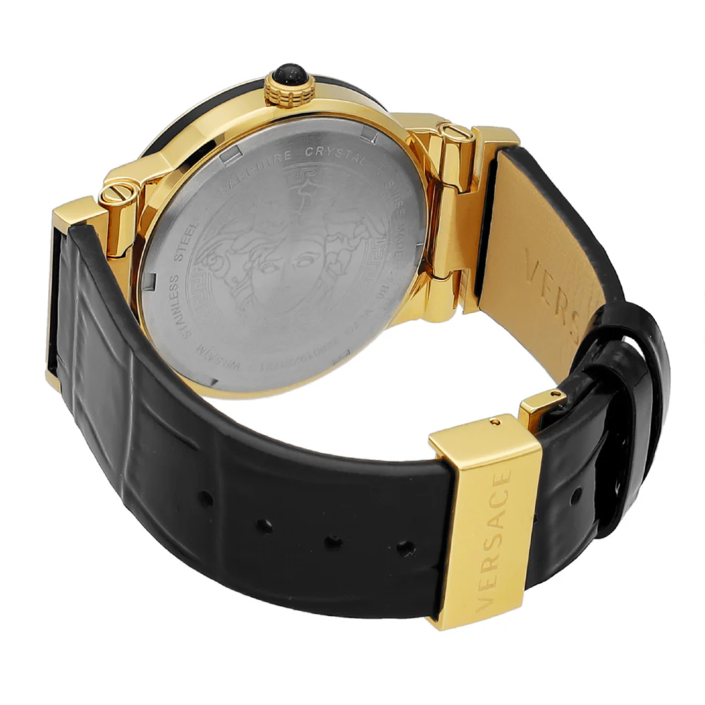 VE7G00123 Greca Logo Black 2-Year Warranty Stylish Design Durable Construction Water Resistant - Image 6