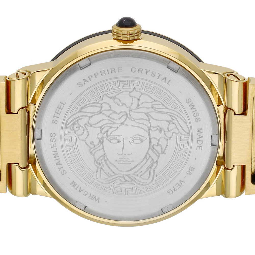 VE7G00123 Greca Logo Black 2-Year Warranty Stylish Design Durable Construction Water Resistant - Image 7