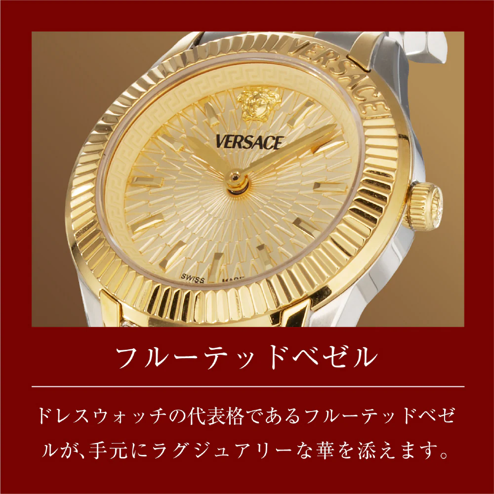 VE9CA0925 GRECA TIME Gold Stainless Steel Water Resistant 2-Year Warranty Elegant Design - Image 11