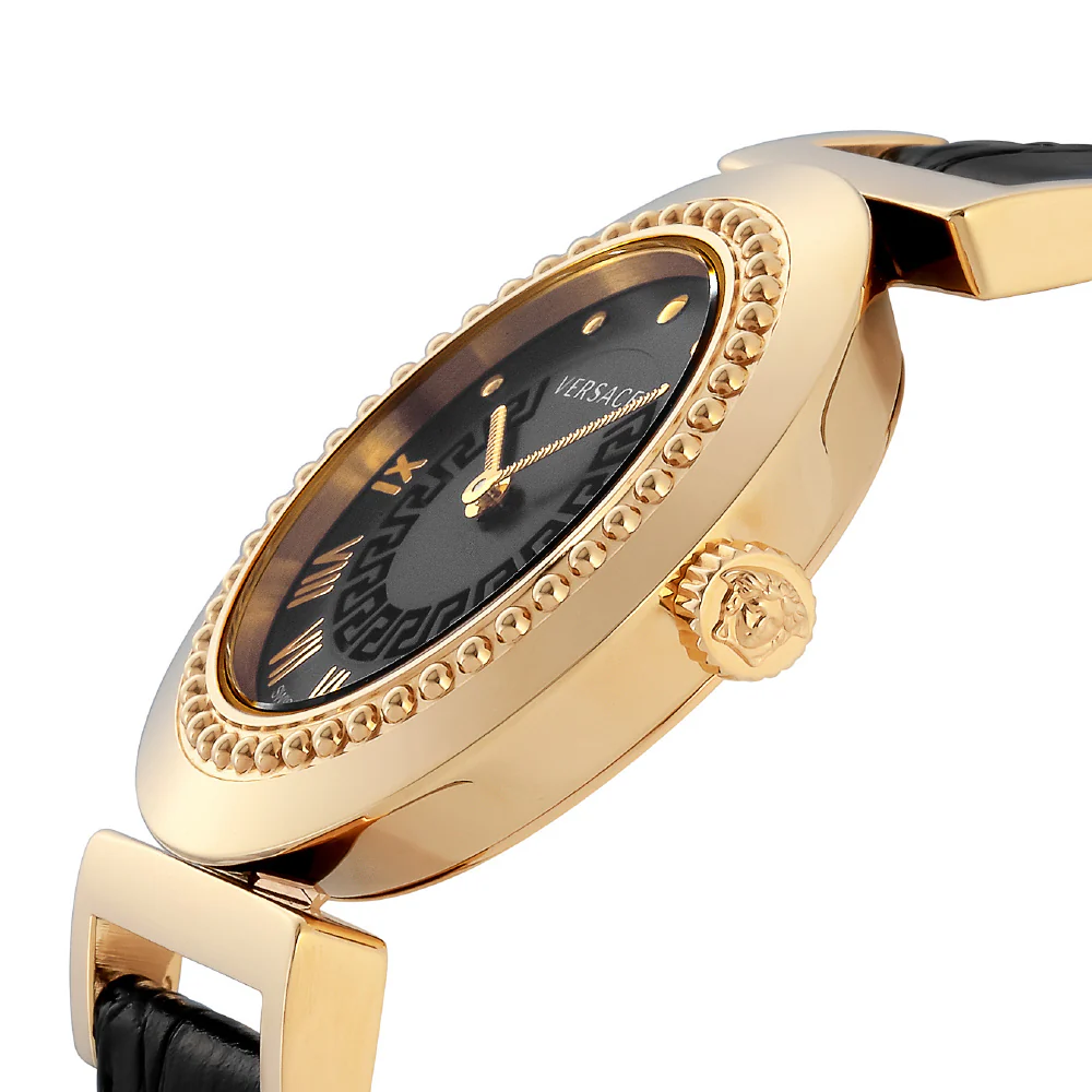 VERSACE P5Q80D009S009 Vanity Black 2-Year Warranty Elegant Design Swiss Movement Luxury Timepiece - Image 2