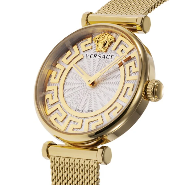 Versace VE1CA0623 Elegant Women's Metal Bracelet Watch Swiss Movement Water Resistant Stylish Design