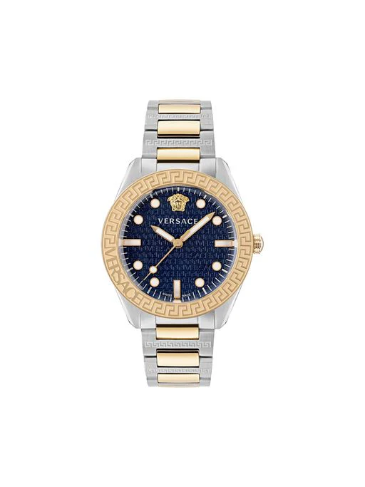 VERSACE VE2T00422 Greca Dome Watch with 2 Year Warranty Stylish Blue Design Durable Build for Everyday Elegance