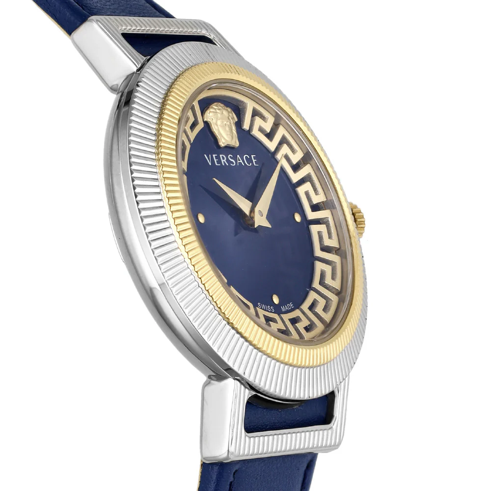 VERSACE VE3D00122 Greca Chic Blue Watch 2-Year Warranty Stylish Design Water Resistant Luxury Timepiece - Image 2
