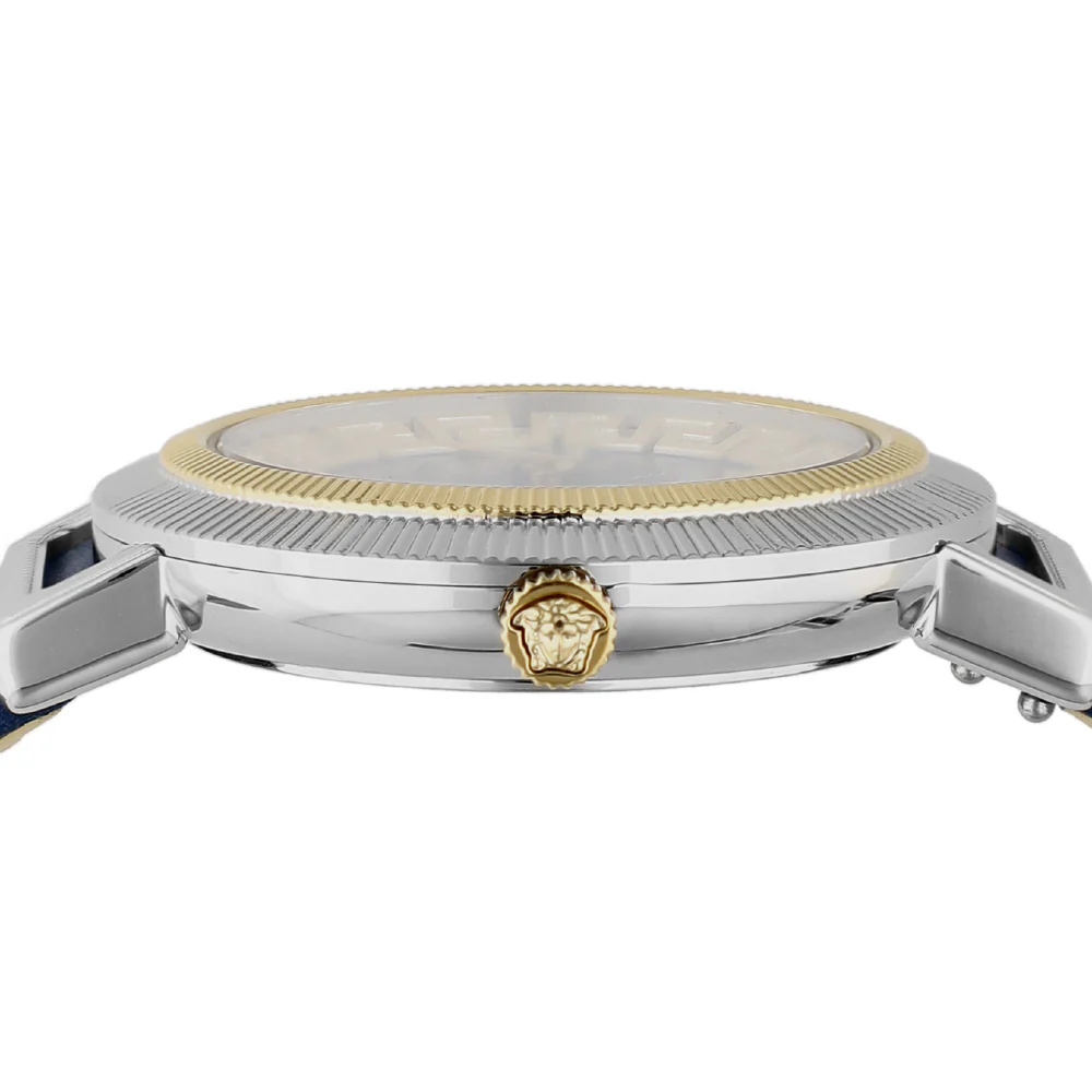 VERSACE VE3D00122 Greca Chic Blue Watch 2-Year Warranty Stylish Design Water Resistant Luxury Timepiece - Image 3