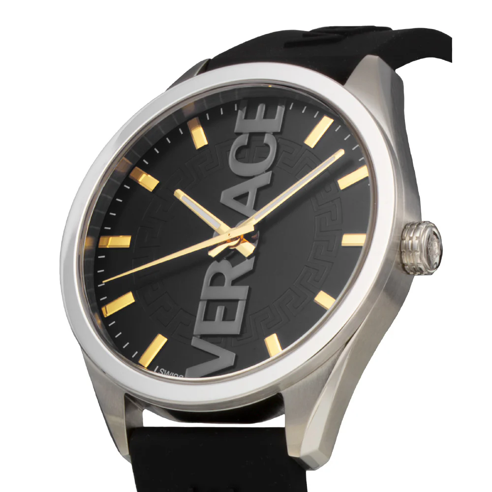 Versace VE3H00723 Luxury Black Watch Water Resistant 2-Year Warranty Stylish Design Durable Materials - Image 6