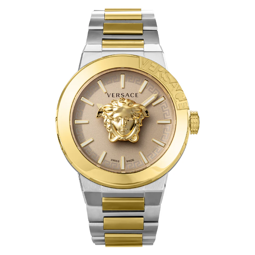 VERSACE VE7E00423 Medusa Infinite Gold 2-Year Warranty Luxury Design Water-Resistant Elegant Style