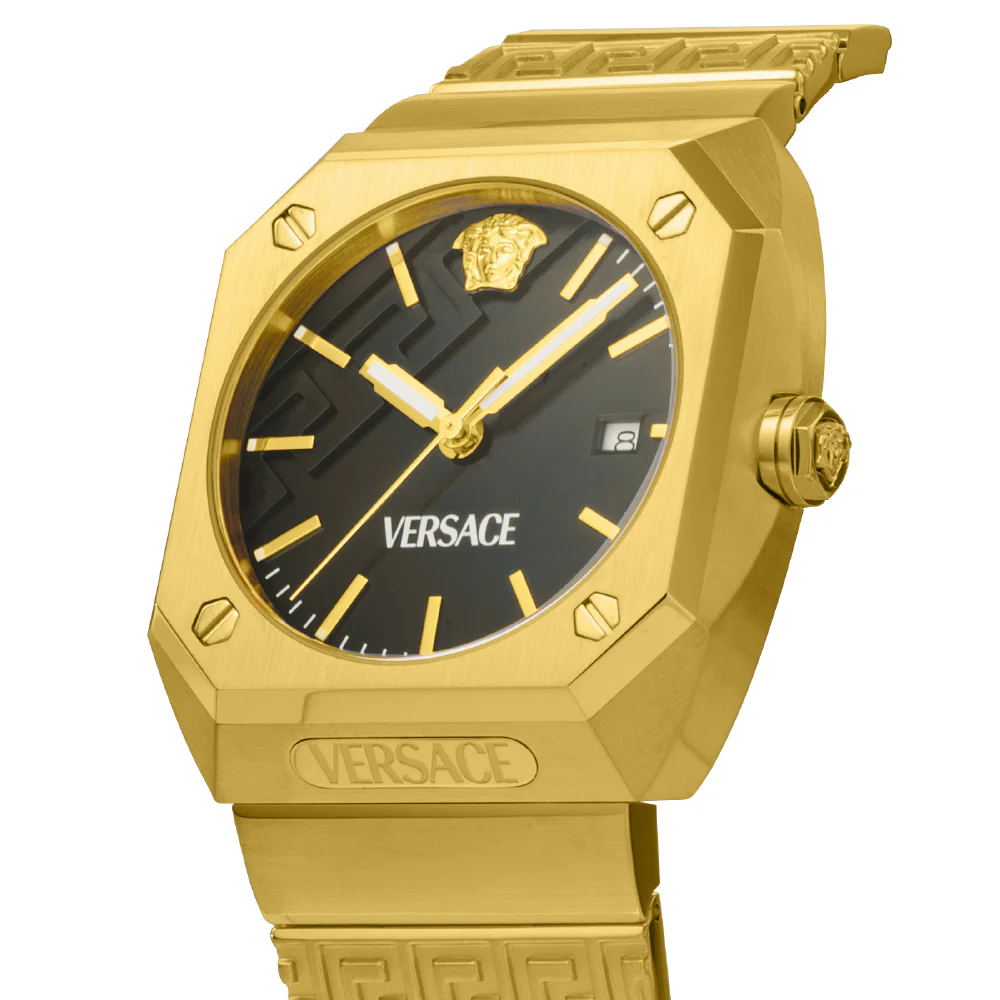 VERSACE VE8F00424 Antares Collection Black Dial Stainless Steel Case Water Resistant 2-Year Warranty - Image 3