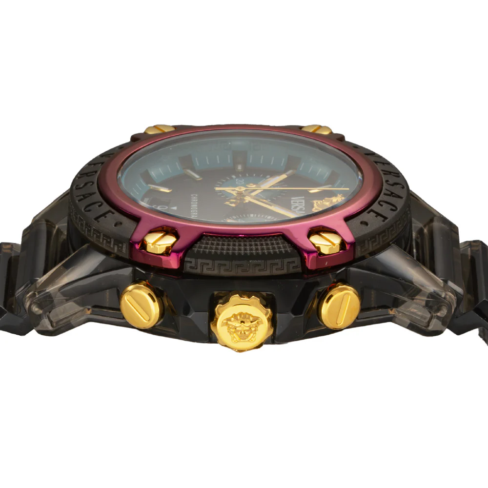 VERSACE VE8P00224 Icon Active Black 2-Year Warranty Stylish Design Water-Resistant Durable Build - Image 5