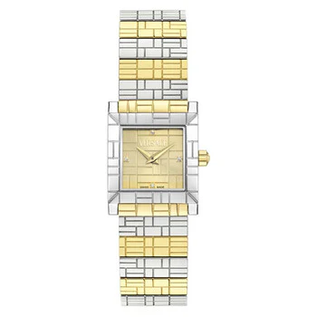 VERSACE VE9B00424 Mosaic Silver and Gold Watch with 2 Year Warranty Stylish Design and Durable Build for Everyday Elegance