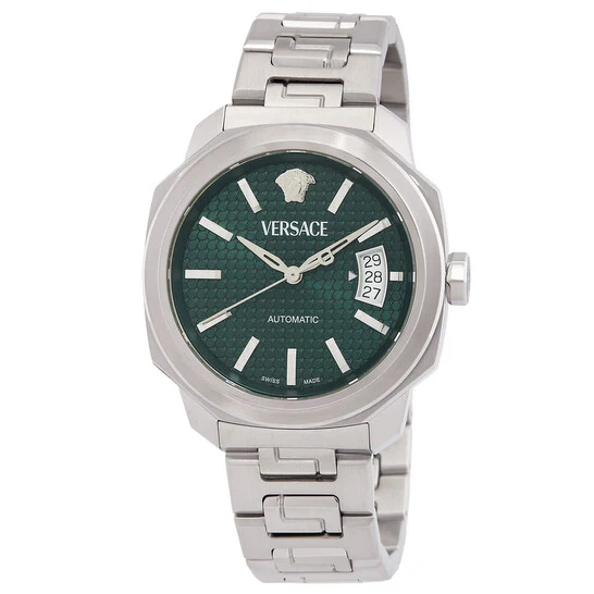 VERSACE VEAG00324 DYL0S 2 Year Warranty Stylish Green Watch with Durable Design and Water Resistance for Everyday Elegance