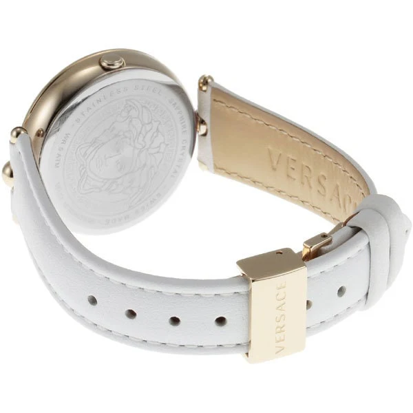 VERSACE VECQ00218 Palazzo Empire White Analog Watch with Water Resistant Classic Design and Elegant Style - Image 3