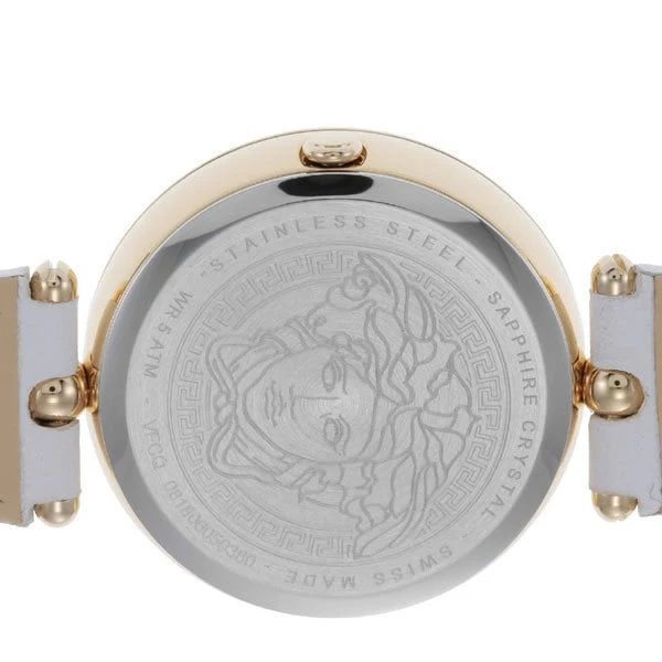 VERSACE VECQ00218 Palazzo Empire White Analog Watch with Water Resistant Classic Design and Elegant Style - Image 4