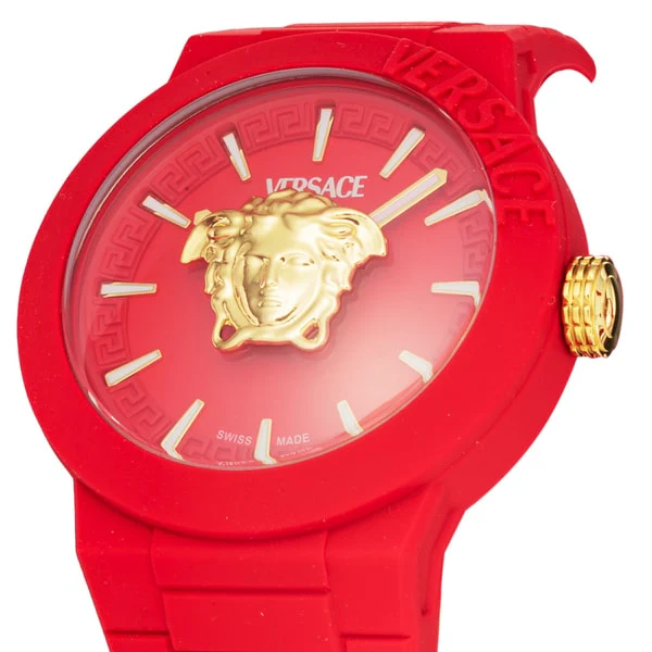 VERSACE VEEFA0124 Stylish Men's Watch Silicone Strap Water Resistant 2-Year Warranty Fashionable Design - Image 2