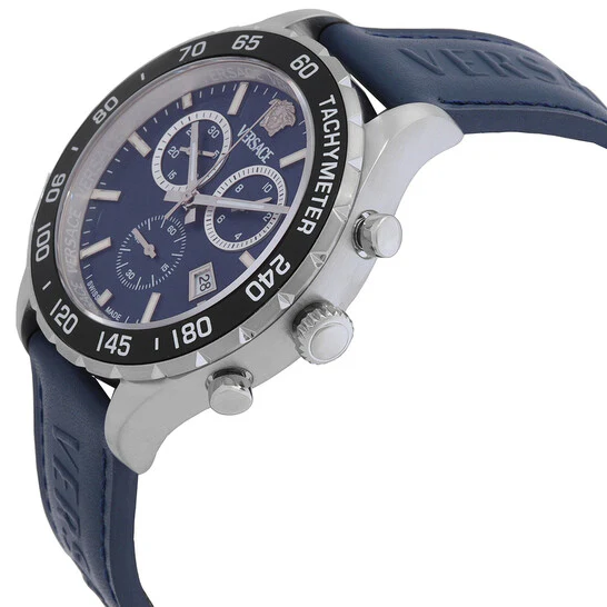 VERSACE VEPCA0124 HELLENYIUM 2 Year Warranty Stylish Blue Watch with Precision Movement and Water Resistance
